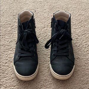 Ugg high top sneakers- tie and zip up